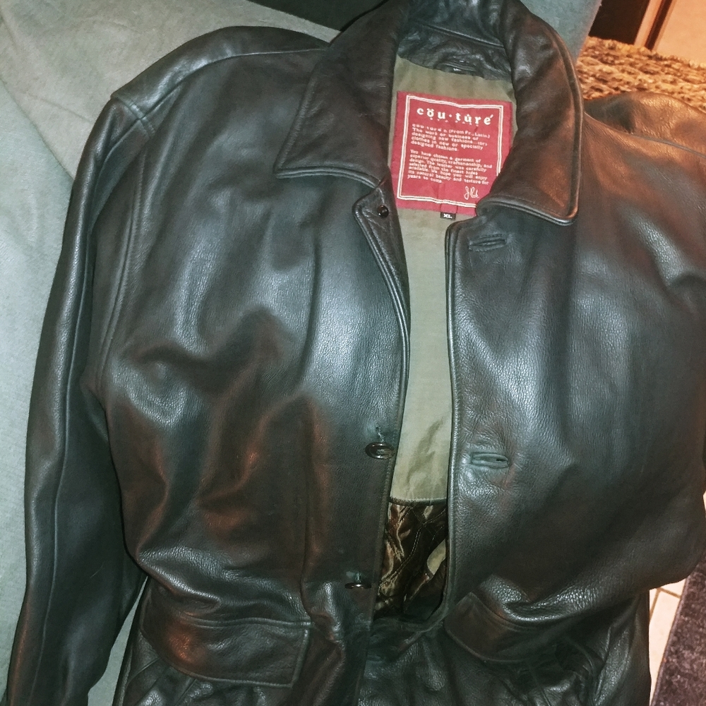 Couture by J Park Mens Leather Jacket